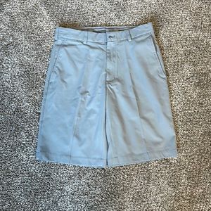 Gray golf shorts